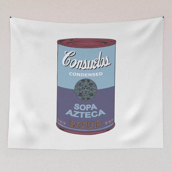 Item preview, Mexican Andy Warhol soups - Consuelos pop art - Sopa Azteca designed and sold by Groenendijk.