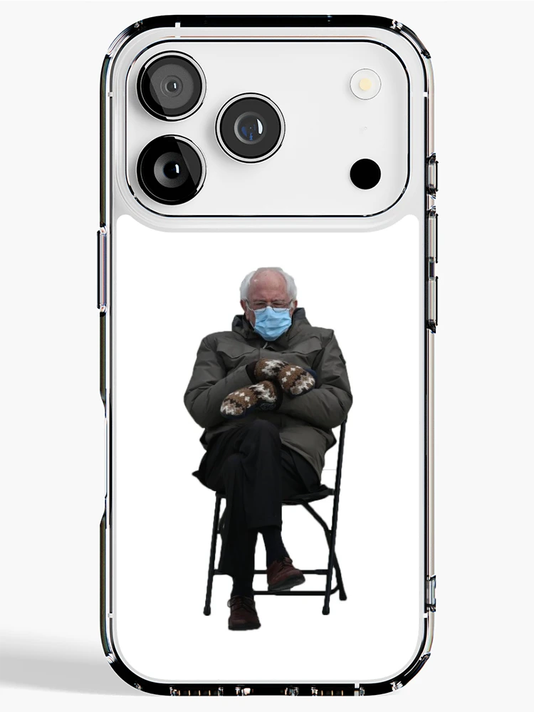 Aperçu 1 sur 5. Coque iPhone avec l'œuvre Mitaines Bernie Sanders. créée et vendue par PyroPython.