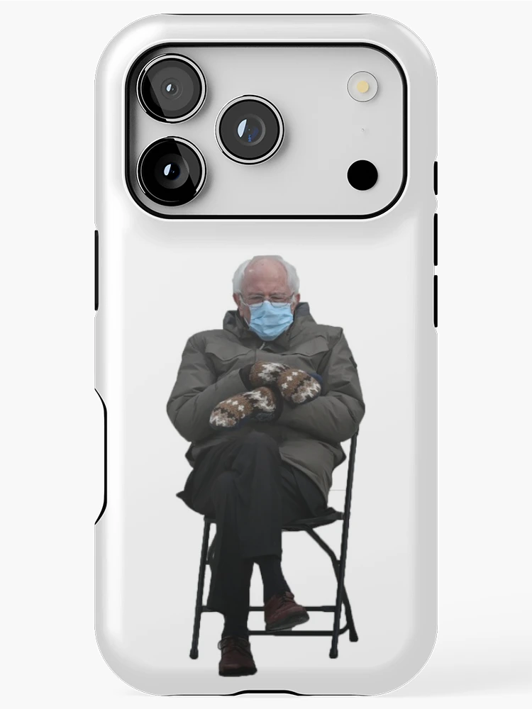 Aperçu 1 sur 4. Coque iPhone avec l'œuvre Mitaines Bernie Sanders. créée et vendue par PyroPython.