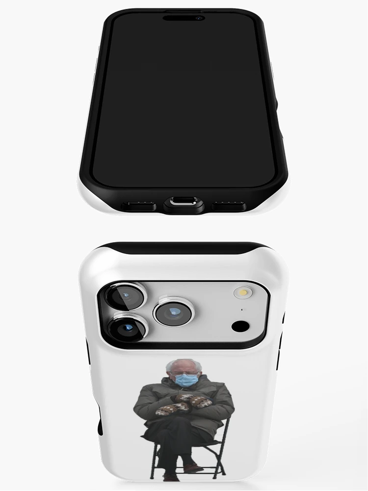 Aperçu 3 sur 4. Coque iPhone avec l'œuvre Mitaines Bernie Sanders. créée et vendue par PyroPython.
