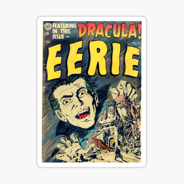 Item preview, Eerie Dracula Vampire Horror Retro Comic  designed and sold by LittleIconShop.