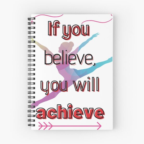 Item preview, If you believe you will achieve - Gymnastics designed and sold by Gymnastics Store.