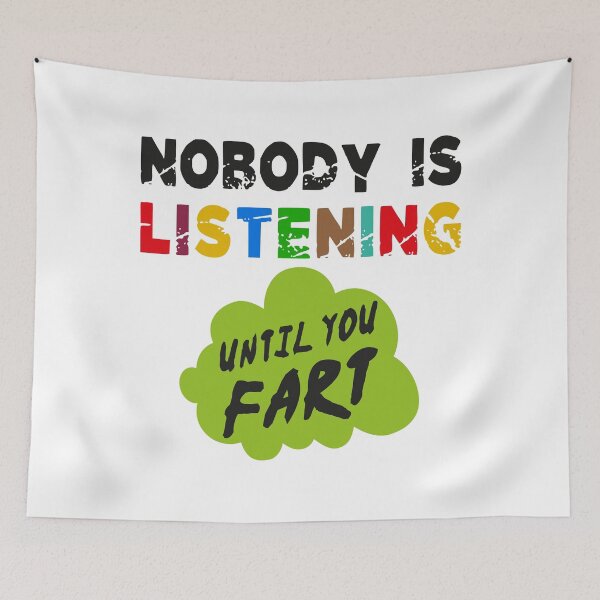 Item preview, Nobody is Listening trendy and funny fashion design designed and sold by Status71.