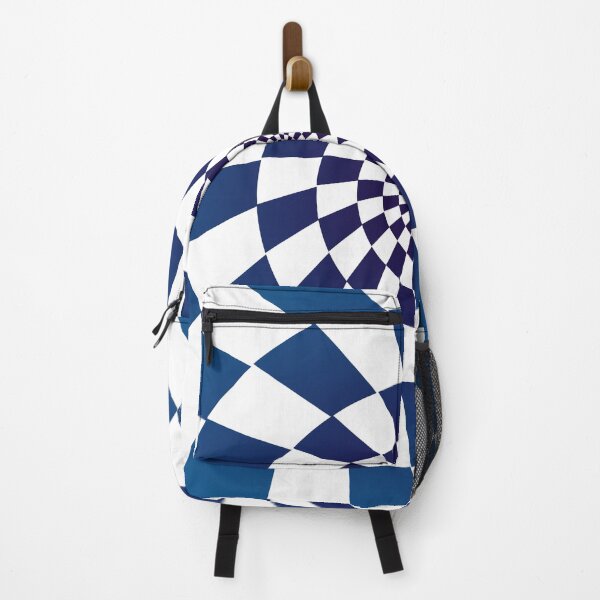 Item preview, Blue Gradation Whirl Optical Illusion on White Background designed and sold by MarkStudio.