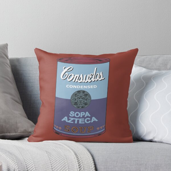 Aperçu de l'œuvre Soupes mexicaines Andy Warhol - Consuelos pop art - Sopa Azteca créée et vendue par Groenendijk.