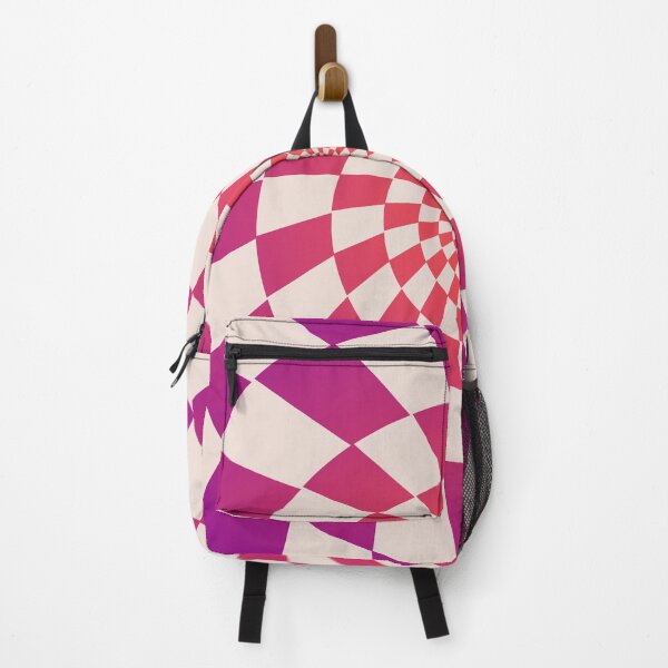 Item preview, Red Purple Gradation Whirlwind Optical Illusion on Pink Background designed and sold by MarkStudio.