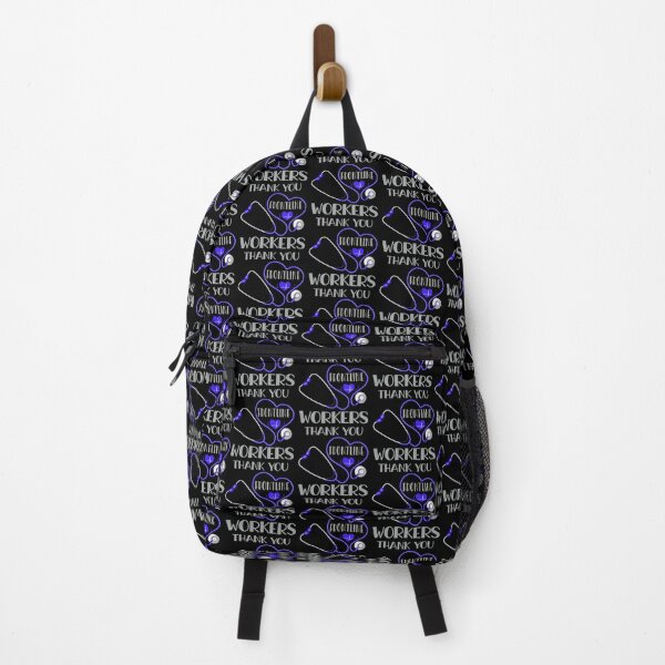 Item preview, Thank You Frontline Workers (Blue on Black) designed and sold by PawsitiveMum.