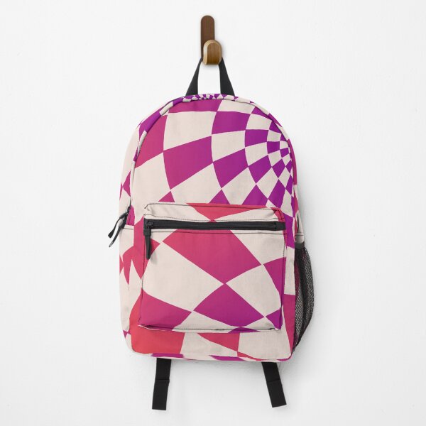 Item preview, Purple Red Gradation Whirlwind Optical Illusion on Pink Background designed and sold by MarkStudio.