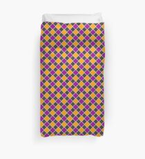 Halloween Quatrefoil Pattern Duvet Cover