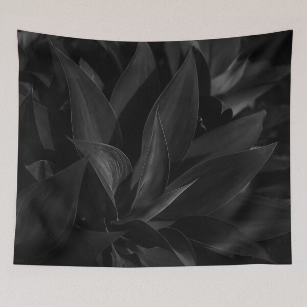 Item preview, Tropical Jungle Leaves  - Black and White designed and sold by anafrancisconi.