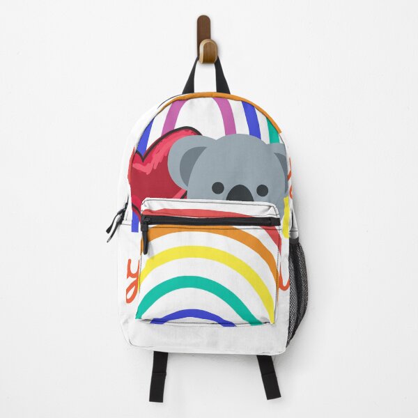 Item preview, Happy Birthday! Cute koala bear in front of rainbow & heart, happy birthday designed and sold by karlsageder.