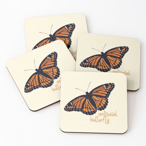 Item preview, Anti-social Butterfly designed and sold by HannahRaeArts.