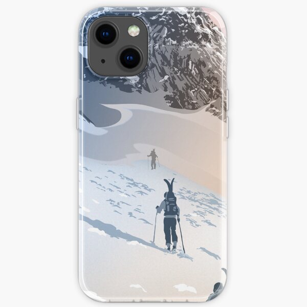 Affiche de ski de fond Out of Bounds Coque souple iPhone