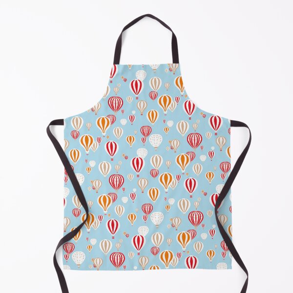 Item preview, Ride the Wind, superchilled pattern, hot air balloons in a pale blue sky designed and sold by Susan Marie Williams.