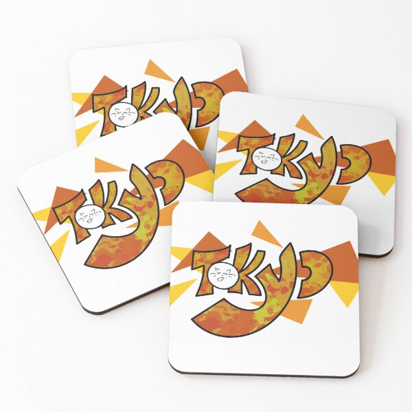 Item preview, Tokyo Logo explosive Pattern designed and sold by Becky Tuffin.
