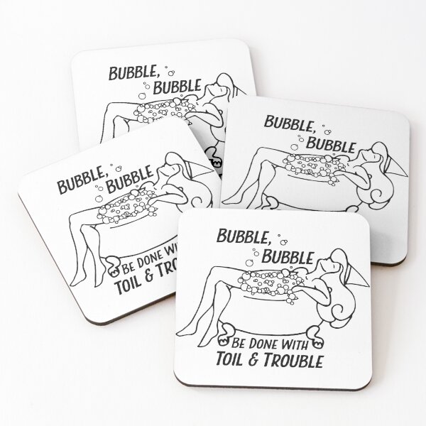 Item preview, Bubble, Bubble Be Done With Toil & Trouble designed and sold by Amoshi Art & Design.