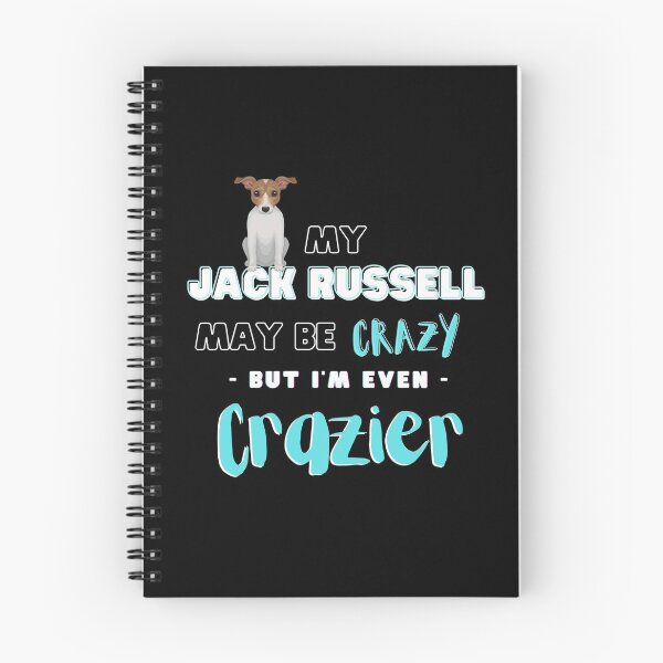 Item preview, Jack Russell Terrier Owner Gift - My Dog May Be Crazy But I'm Crazier, Illustrated cute dog designed and sold by sun-shadoww.