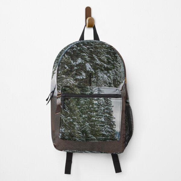 Item preview, Full Speed - Snow Covered Mountains Road Trip Vintage Forest designed and sold by artcascadia.