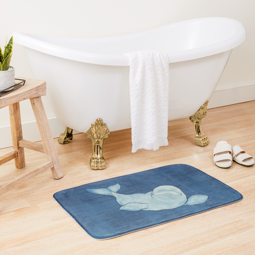 Beluga Wave Bath Mat