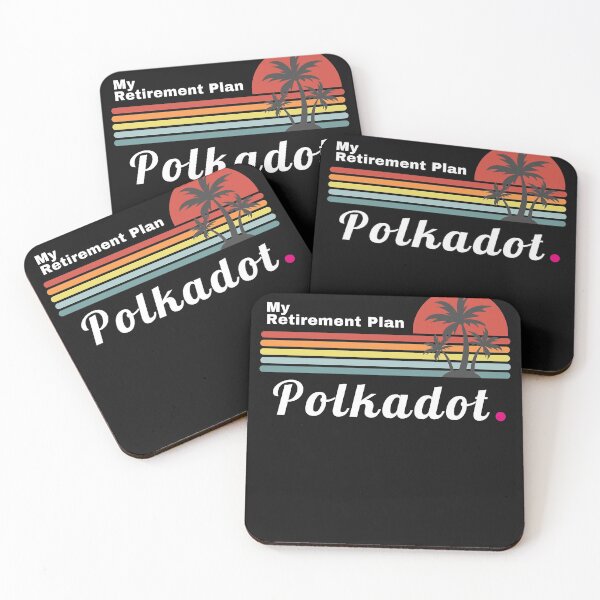 Item preview, My Retirement Plan - Polkadot Retro Sunset  designed and sold by Cryptohaven.