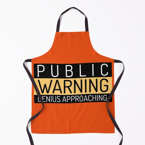 Item preview, Public Warning - Genius Approaching designed and sold by retro87tee.