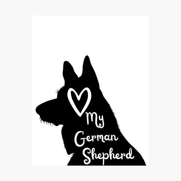 Item preview, Love My German Shepherd | German Shepherd Gift | German Shepherd Dog designed and sold by Presto Prints Design.