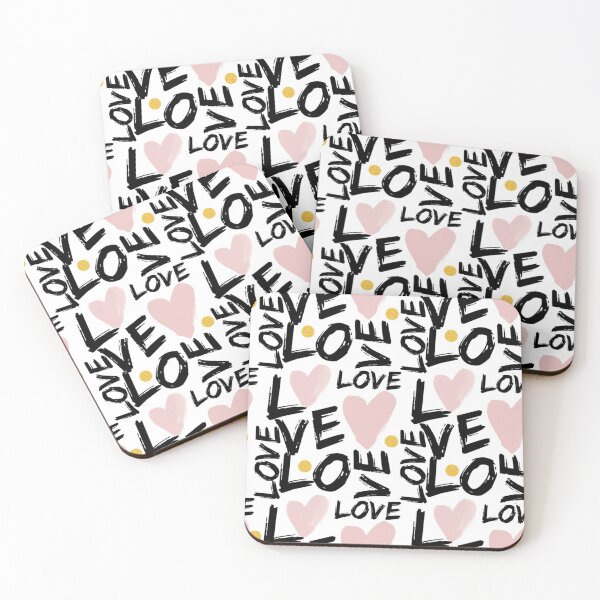 Item preview, Love and Hearts Pattern designed and sold by KarolinaPaz.