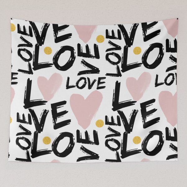 Item preview, Love and Hearts Pattern designed and sold by KarolinaPaz.