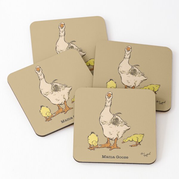 Item preview, Mama Goose and her two babies by Cecil Aldin designed and sold by ebrawne.