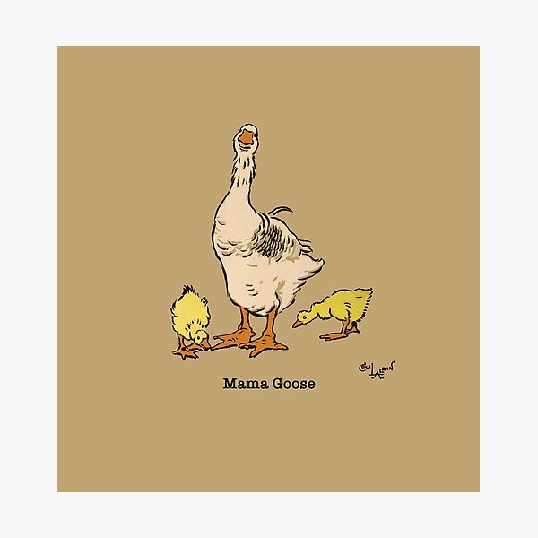 Item preview, Mama Goose and her two babies by Cecil Aldin designed and sold by ebrawne.
