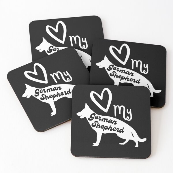 Item preview, I Love My German Shepherd | German Shepherd Gift | German Shepherd Dog designed and sold by Presto Prints Design.