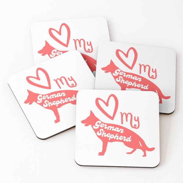 Item preview, I Love My German Shepherd | German Shepherd Gift | German Shepherd Dog designed and sold by Presto Prints Design.