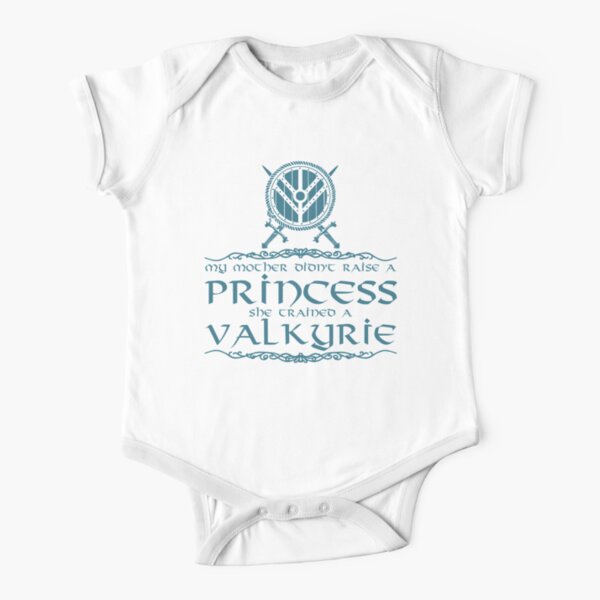 Ma mère n'a pas élevé une princesse, elle a formé une valkyrie Body manches courtes