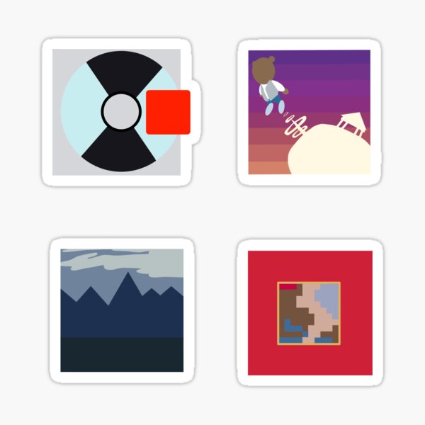 Albums de Kanye West Sticker