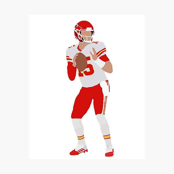 Patrick Mahomes Jersey Art Print for Sale by Alexandra Cline