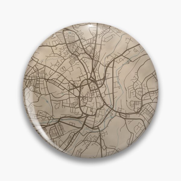 Item preview, Huddersfield Sepia Map designed and sold by CPTVDesign.