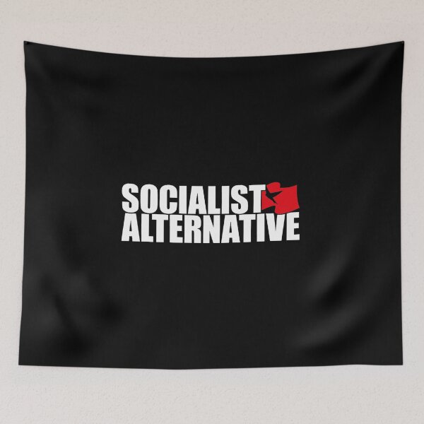 Item preview, Socialist Alternative Logo (White Text) designed and sold by PittsburghSA.