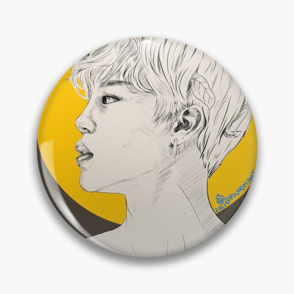 Item preview, Park Ji-min (Jimin) BTS portrait with flowers designed and sold by FoundMyArt.