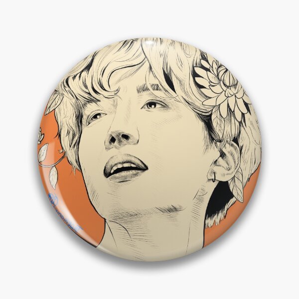 Item preview, Jung Ho-seok (J-Hope) Portrait designed and sold by FoundMyArt.