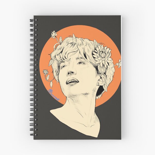 Item preview, Jung Ho-seok (J-Hope) Portrait designed and sold by FoundMyArt.