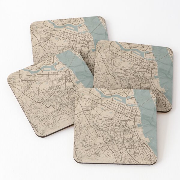 Item preview, Birkenhead Sepia Map designed and sold by CPTVDesign.