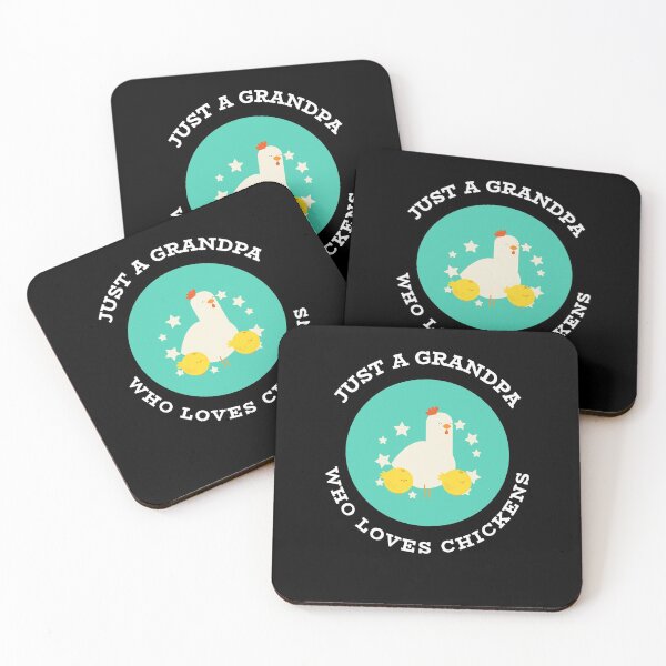 Item preview, Just A Grandpa Who Loves Chickens - Gift For Chicken Lovers designed and sold by WUOdesigns.