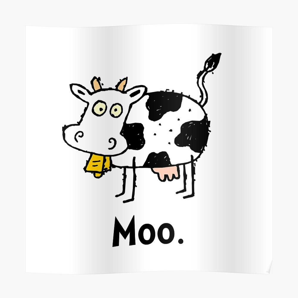 Cartoon Cow Moo