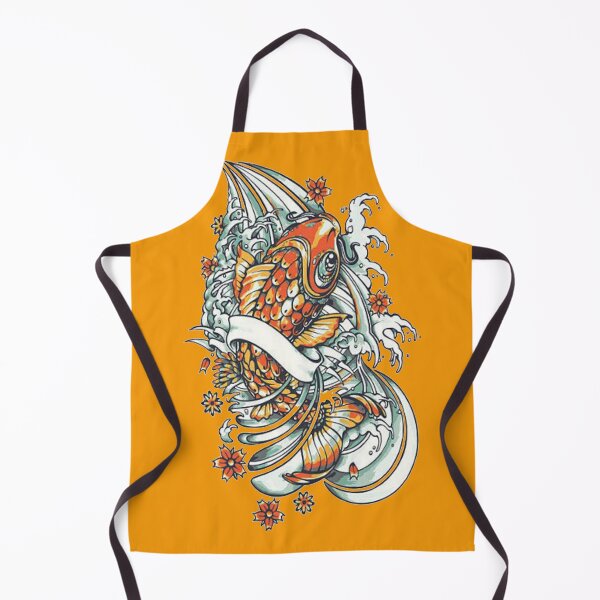 Item preview, Koi Fish Between Waves and Flowers designed and sold by nando270.