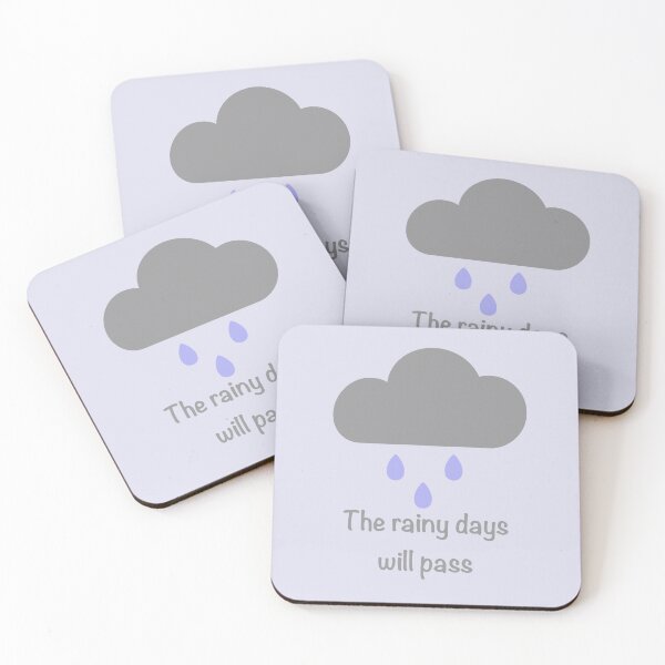 Item preview, Rainy Days Will Pass designed and sold by HannahRaeArts.
