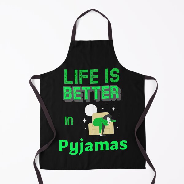 Aperçu de l'œuvre La vie est meilleure en pyjama, pyjama, pyjama créée et vendue par DiscGolfTees.