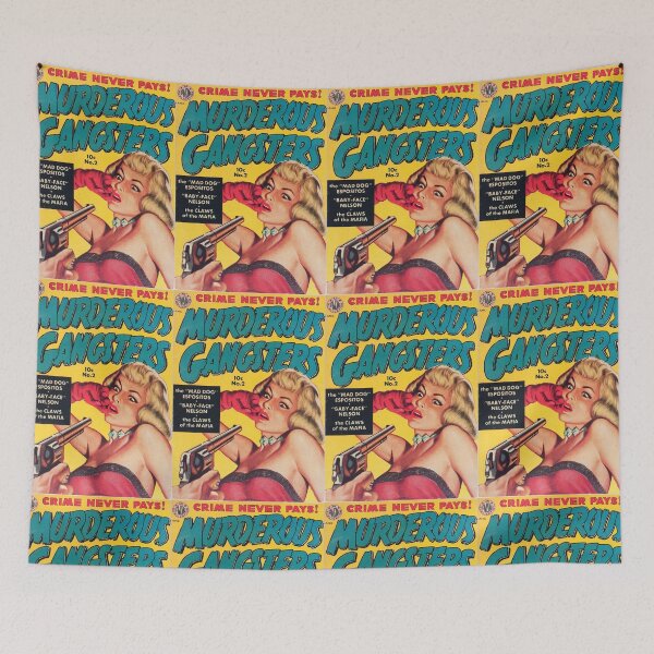 Item preview, Gangsters Retro American Comic designed and sold by LittleIconShop.