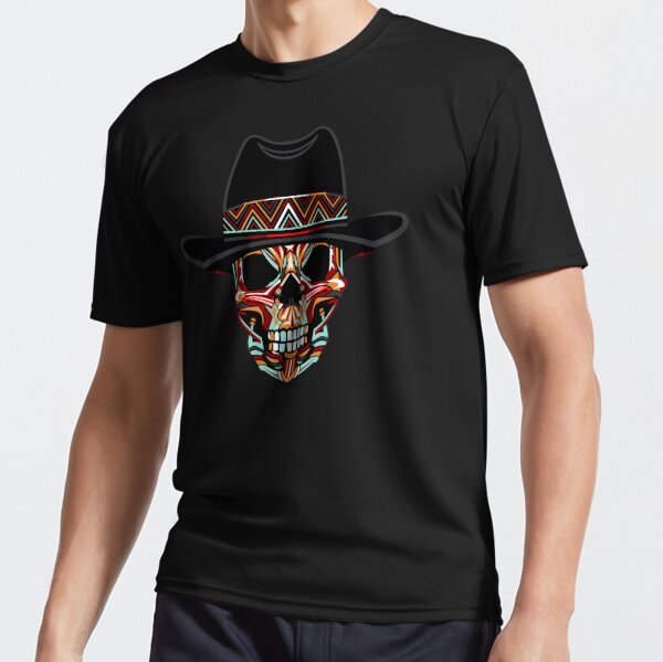 'Donald Cowboy Cerrone Skull Onnit' Active T-Shirt for Sale by trendrepublic