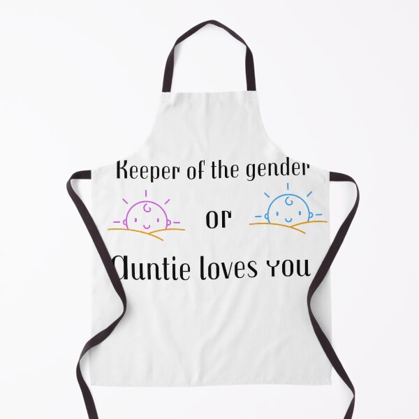 Item preview, keeper of the gender pink or blue auntie loves you designed and sold by cathelkav.