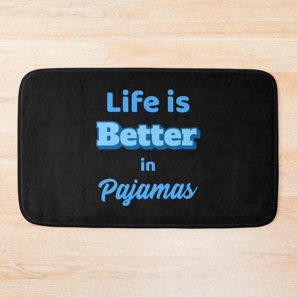 Aperçu de l'œuvre La vie est meilleure en pyjama, pyjama, pyjama créée et vendue par DiscGolfTees.